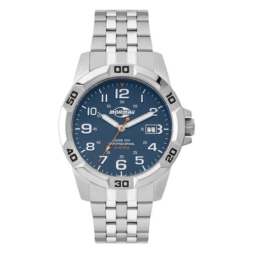 Relogio Masculino Mormaii Steel Analogico Prata-MO2317AD1A- -1-